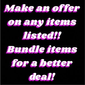 I am open to reasonable offers.